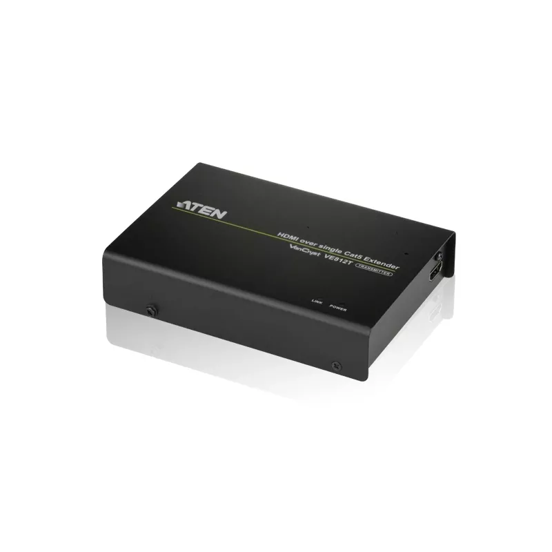 ATEN HDMI HDBaseT siųstuvas (100 m), 4096 x 2160 pikselių, AV siųstuvas ir imtuvas, 100 m, laidinis, 3D, HDCP