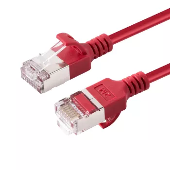 Microconnect V-FTP6A02R-plonas tinklo kabelis, raudonas, 2 m, Cat6a, U/FTP (STP)