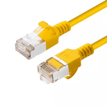 Microconnect V-FTP6A03Y-plonas tinklo kabelis geltonas 3 m Cat6a U/FTP (STP)