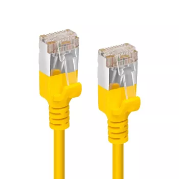 Microconnect V-FTP6A03Y-plonas tinklo kabelis geltonas 3 m Cat6a U/FTP (STP)