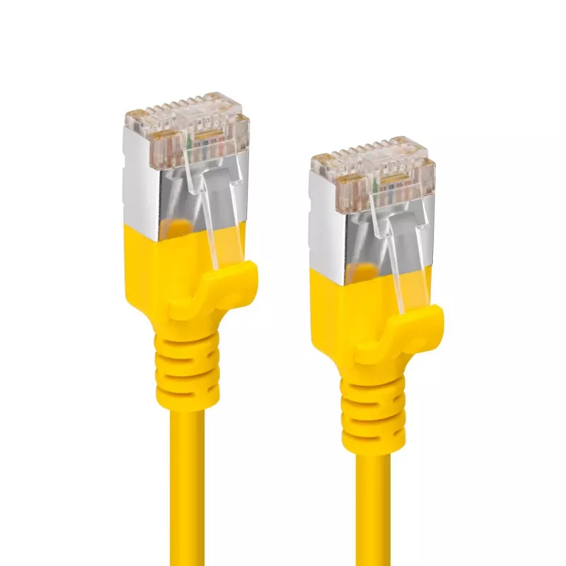 Microconnect V-FTP6A03Y-plonas tinklo kabelis geltonas 3 m Cat6a U/FTP (STP)