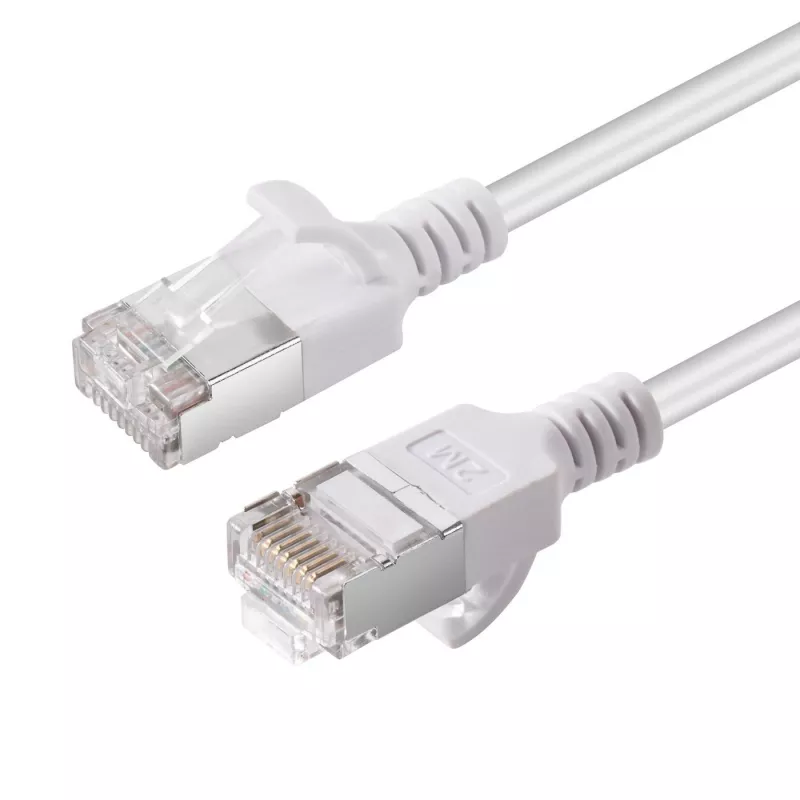 Microconnect V-FTP6A075W-plonas tinklo kabelis baltas 7,5 m Cat6a U/FTP (STP)