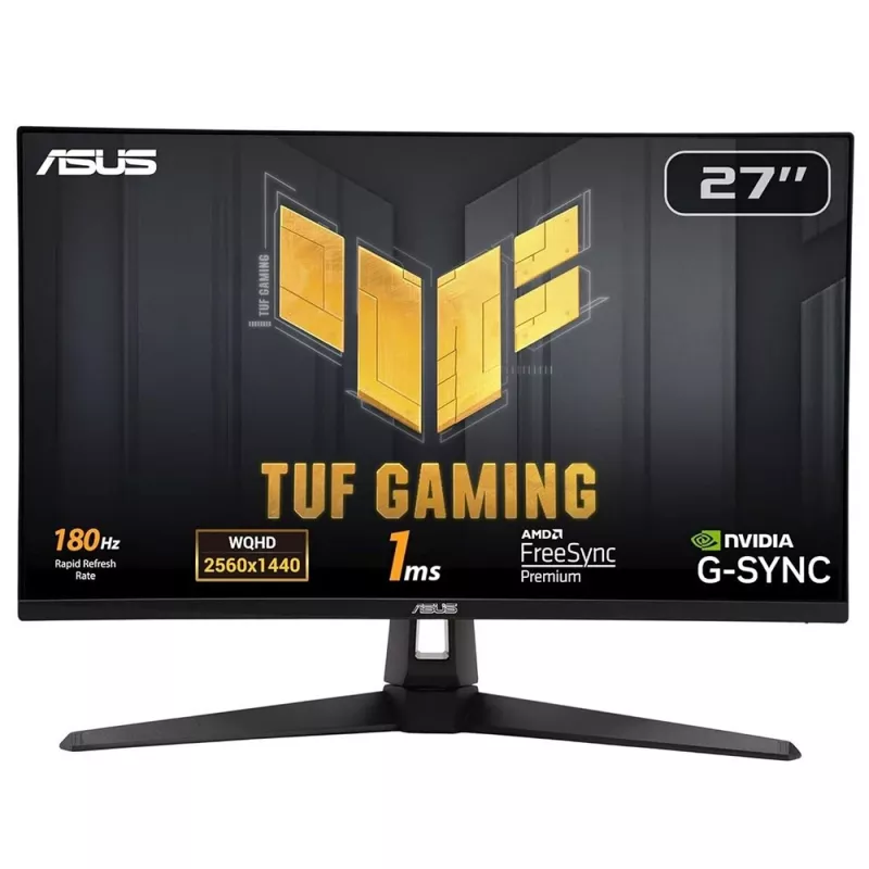ASUS TUF Gaming VG27AQ3A kompiuterio monitorius 68,6 cm (27 colių) 2560 x 1440 pikselių Quad HD LCD juodas