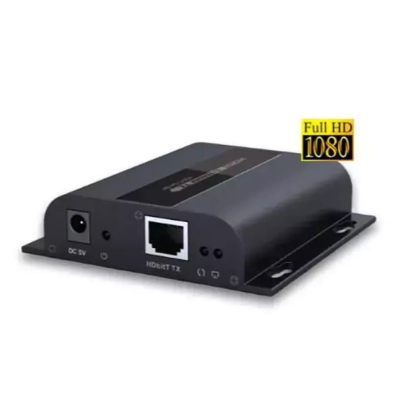 AV siųstuvas VivoLink VLHDMIEXT1-TV2 — HDMI įvestis/išvestis per Cat5e, iki 1920x1080, 120 m, laidinis, juodas