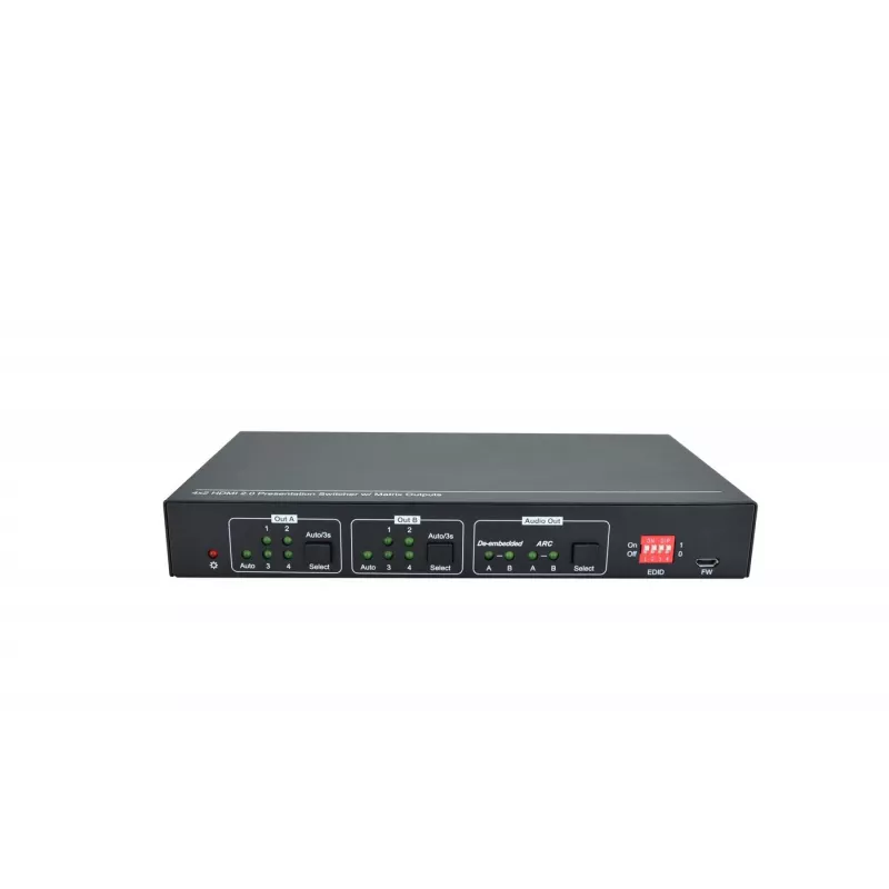 Vivolink VLHDMIMAT4X2RS matricinis perjungiklis Mastelio keitimo matricinis perjungiklis 7,5 W