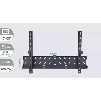 Vivolink VLMW4065T televizoriaus laikiklis/stovas 165,1 cm (65 coliai) juodas