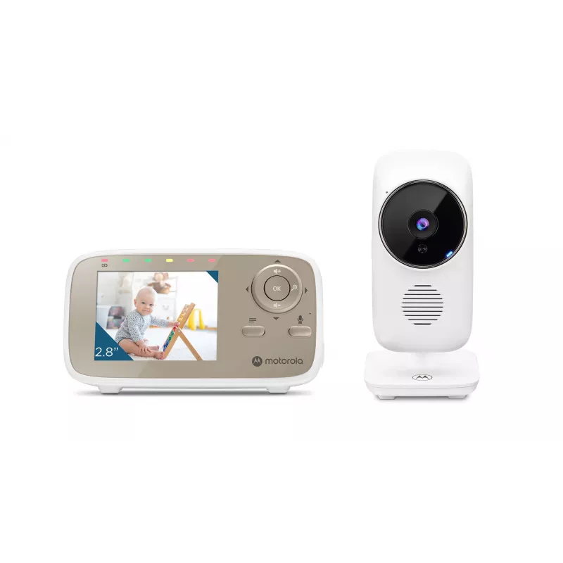 Motorola VM483 vaizdo kūdikio monitorius 300 m FHSS Auksinė, Balta