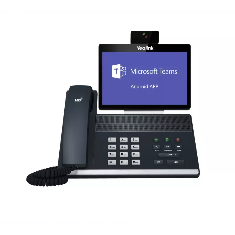 Yealink VP59-Teams Edition, IP telefonas, juoda, pilka, laidinis ragelis, Android, IPS, 20,3 cm (8 colių)