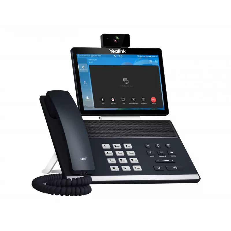 Yealink VP59-Teams Edition, IP telefonas, juoda, pilka, laidinis ragelis, Android, IPS, 20,3 cm (8 colių)