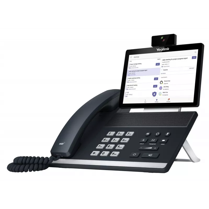Yealink VP59-Teams Edition, IP telefonas, juoda, pilka, laidinis ragelis, Android, IPS, 20,3 cm (8 colių)