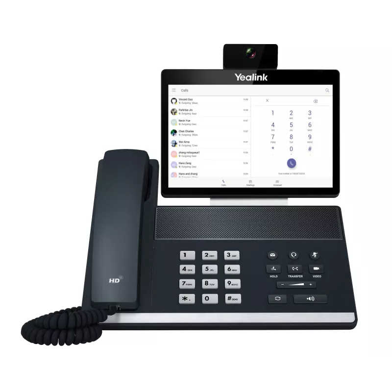 Yealink VP59-Teams Edition, IP telefonas, juoda, pilka, laidinis ragelis, Android, IPS, 20,3 cm (8 colių)