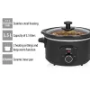 Lėta viryklė Tristar VS-3915 3,5 l juoda sukamąja rankenėle 180 W
