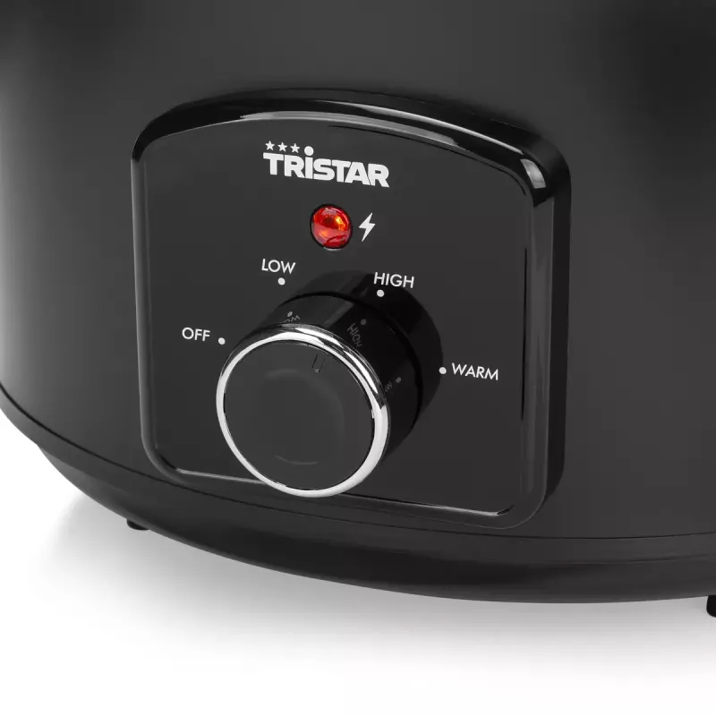 Lėta viryklė Tristar VS-3915 3,5 l juoda sukamąja rankenėle 180 W