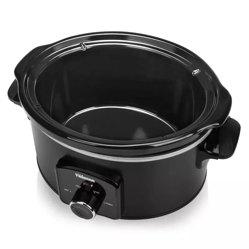 Lėta viryklė Tristar VS-3915 3,5 l juoda sukamąja rankenėle 180 W