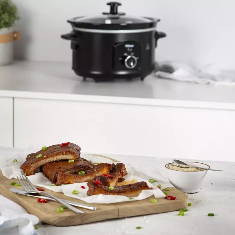 Lėta viryklė Tristar VS-3915 3,5 l juoda sukamąja rankenėle 180 W