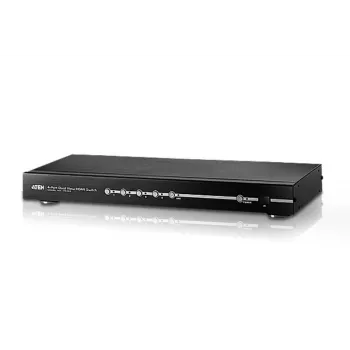 ATEN 4 prievadų dviejų rodinių HDMI jungiklis, HDMI, metalas, juoda, 15 m, 480p, 720p, 1080i, 1080p, 6,75 Gbit/s