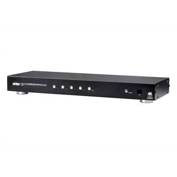 ATEN 4 prievadų tikrosios 4K HDMI jungiklis su dviguba išvestimi, HDMI, metalinis, juodas, 60 Hz, 3 m, 3840 x 2160, 4096 x 2160