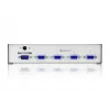 ATEN 4 prievadų VGA vaizdo skirstytuvas (350 MHz), VGA, 4x VGA, 1920 x 1440 pikseliai, sidabrinis, metalinis, 30 m