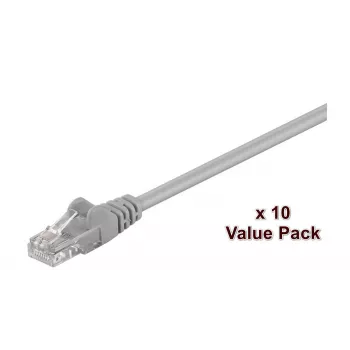 Microconnect V-UTP5005VP tinklo kabelis Pilka 0,5 m Cat5e U/UTP (UTP)