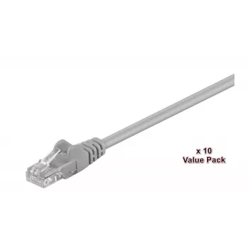 Microconnect V-UTP503VP tinklo kabelis, pilkas, 3 m, Cat5e U/UTP (UTP)