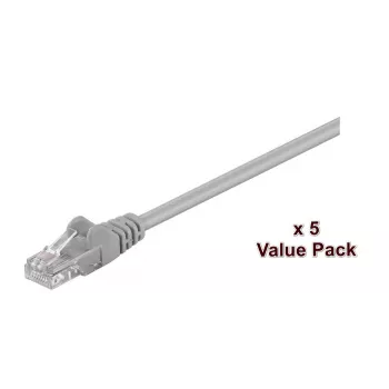 Microconnect V-UTP515VP tinklo kabelis Pilka 15 m Cat5e U/UTP (UTP)