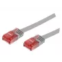 Microconnect V-UTP60025-FLAT tinklo kabelis, pilkas, 0,25 m, Cat6 U/UTP (UTP)