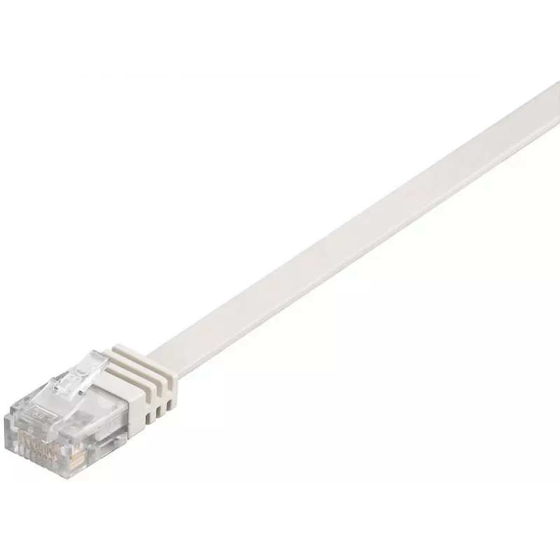 Microconnect V-UTP60025W-FLAT tinklo kabelis baltas 0,25 m Cat6 U/UTP (UTP)