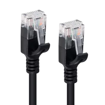 Microconnect V-UTP6005S-plonas tinklo kabelis juodas 0,5 m Cat6 U/UTP (UTP)