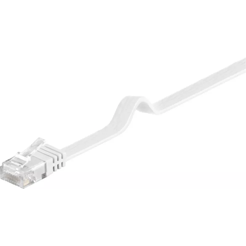 Microconnect V-UTP603W-FLAT tinklo kabelis Baltas 3 m Cat6 U/UTP (UTP)