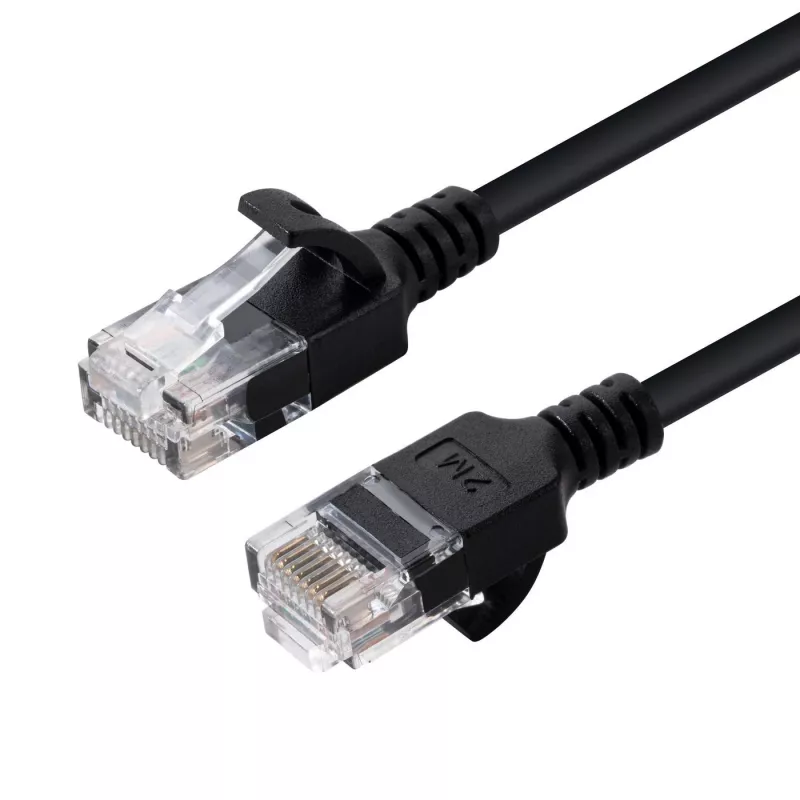 Microconnect V-UTP605S-plonas tinklo kabelis juodas 5 m Cat6 U/UTP (UTP)