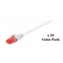 Microconnect V-UTP605WVP tinklo kabelis baltas 5 m Cat6 U/UTP (UTP)