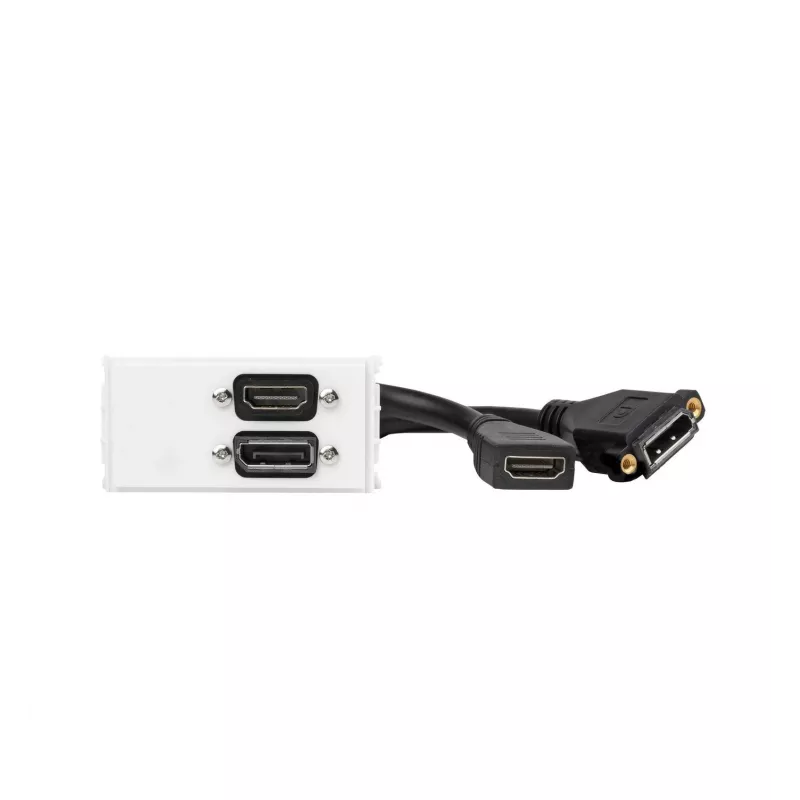 „Vivolink“ WI221267 lizdas HDMI + DisplayPort baltas