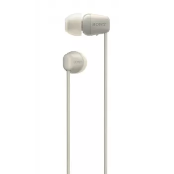 Sony WI-C100 belaidės ausinės, į ausį, skambučiai/muzika, Bluetooth, smėlio spalvos
