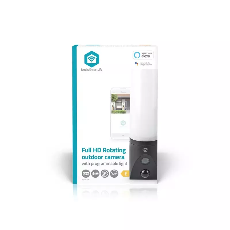 IP apsaugos kamera Nedis WIFICOL20BK Lauko 1920x1080 Belaidė Juoda
