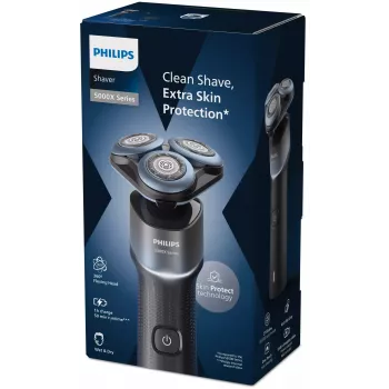 Elektrinis skustuvas Philips Shaver 5000X serija X5006/00 — 3 sukamieji galvutės, drėgnas ir sausas skutimasis, 50 min baterija, USB-C greitas įkrovimas