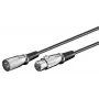 „Microconnect“ XLRMF05 garso kabelis 0,5 m XLR (3 kontaktų) juodas