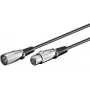 „Microconnect XLRMF5“ garso kabelis 5 m XLR (3 kontaktų) juodas