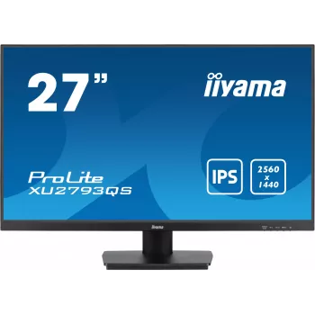 iiyama ProLite XU2793QS-B7 kompiuterio monitorius 68,6 cm (27 colių) 2560 x 1440 pikselių 4K Ultra HD LED juodas