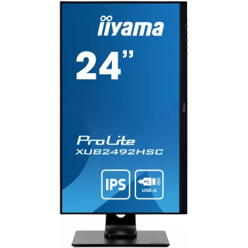 iiyama ProLite XUB2492HSC-B1 kompiuterio monitorius 60,5 cm (23,8 colio) 1920 x 1080 pikselių Full HD LCD juodas