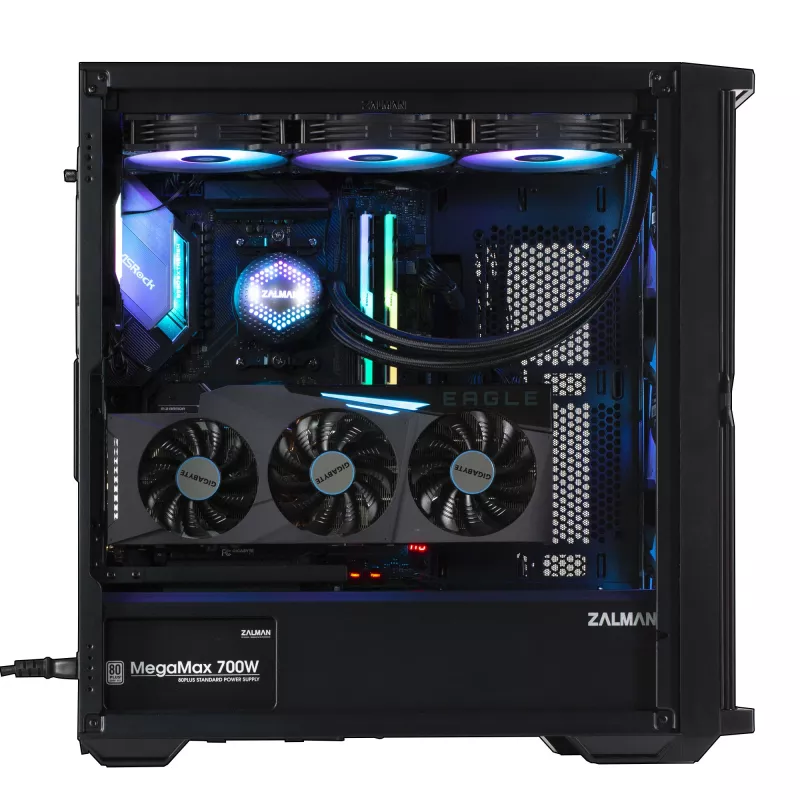 Zalman Z10 PLUS kompiuterio korpusas Midi Tower juodas