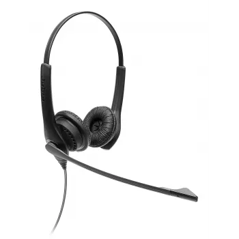 Jabra BIZ 1100 EDU DUO 3,5 mm, laidinis, 80–20000 Hz, švietimui, 89 g, ausinės, juodos