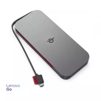 Lenovo GO ličio polimeras (LiPo) 10000 mAh belaidis įkrovimas pilka