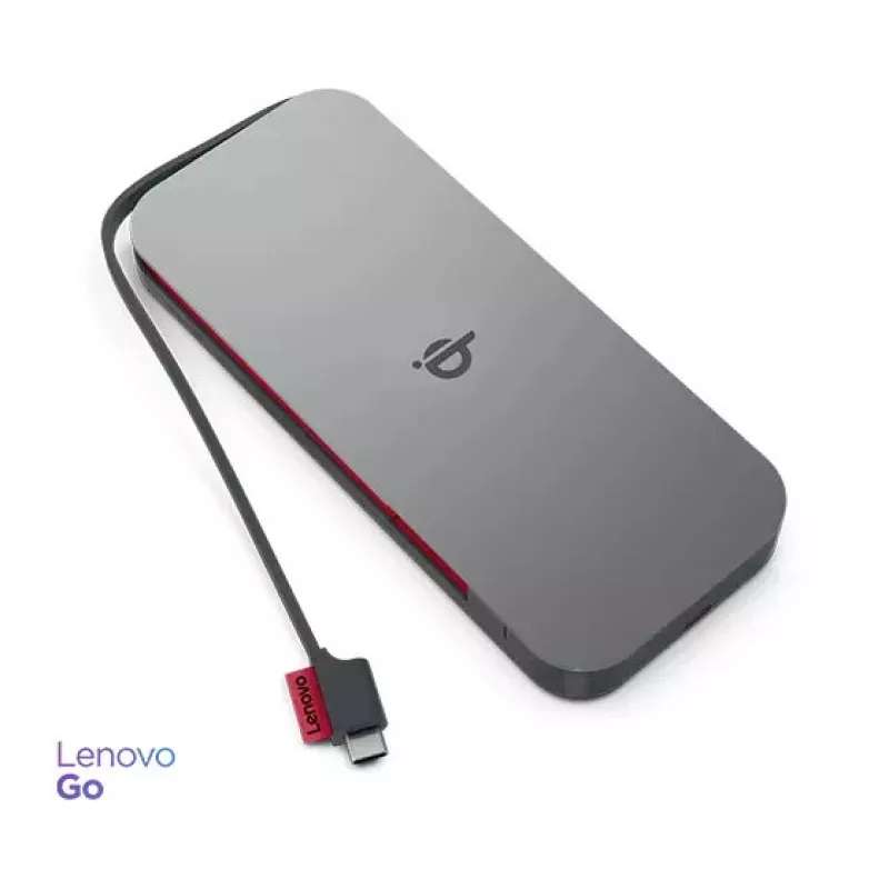 Lenovo GO ličio polimeras (LiPo) 10000 mAh belaidis įkrovimas pilka