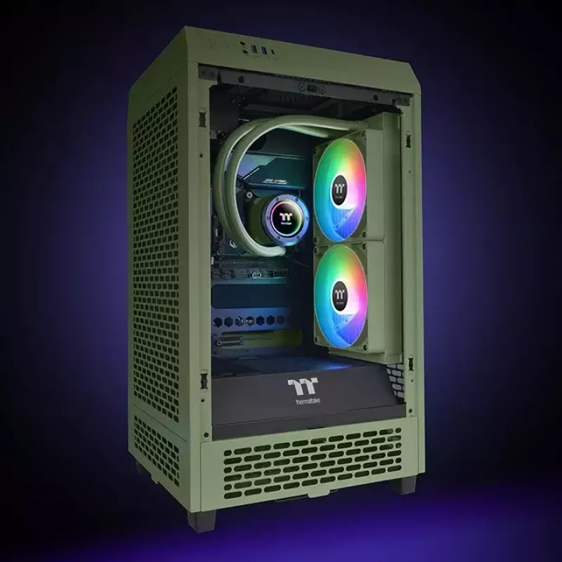 Skysčio aušinimo rinkinys Thermaltake TH280 V2 ARGB Green 84,32 cfm 3,02 mmH2O