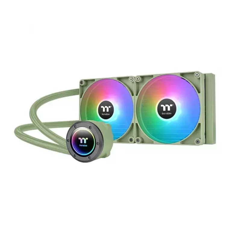Skysčio aušinimo rinkinys Thermaltake TH280 V2 ARGB Green 84,32 cfm 3,02 mmH2O