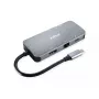 ROLINE USB Type-C Hub 12.02.1121 HDMI RJ-45 USB 3.2 Gen 2 Pilka