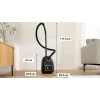 Dulkių siurblys Bosch BGB 41BA1 rankinis, su maišeliu, maitinamas laidu, 5.3 kg, 265×410×295 mm
