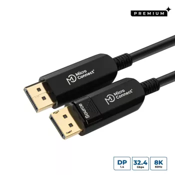 Microconnect DP-MMG-1500V1.4OP DisplayPort laidas 15 m juodas