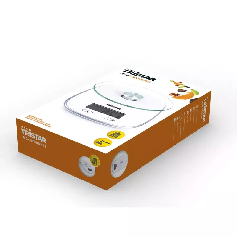 Elektroninės virtuvinės svarstyklės Tristar KW-2445