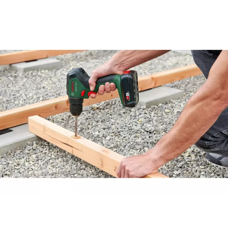 Bosch UniversalDrill 18V-60 1900 RPM greito užspaudimo 1,3 kg juoda, žalia